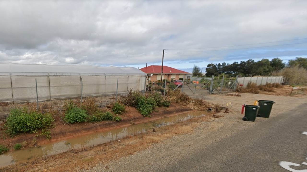 A culvert on Symes Rd at Waterloo Corner. Picture: Google