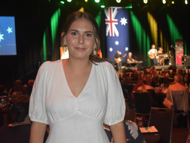 Karla Grobler at the 2022 Mackay Australia Day Awards at the MECC on January 25. Picture: Lillian Watkins