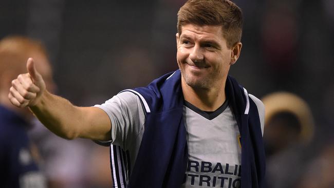 Former Los Angeles Galaxy midfielder Steven Gerrard.