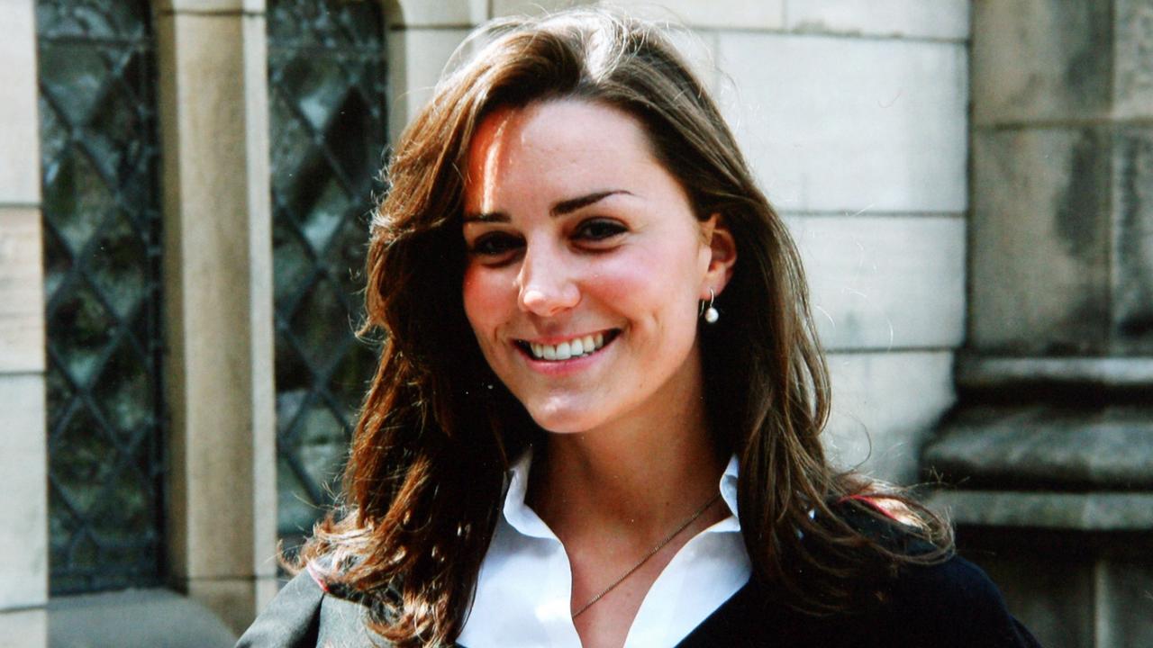 Kate Middleton smiles following her graduation from St. Andrews University. Picture: The Middleton Family/AP