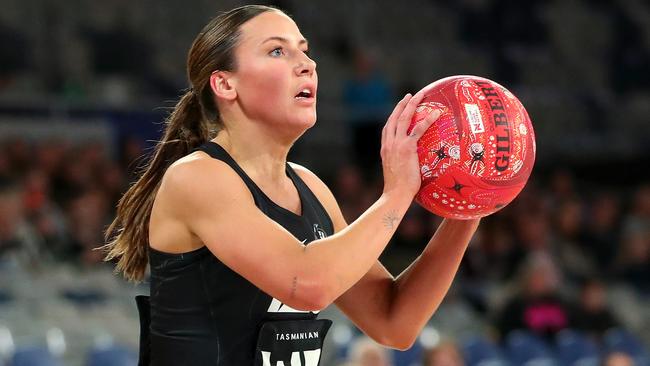 Kelsey Browne in action for the Magpies. Photo: Getty Images