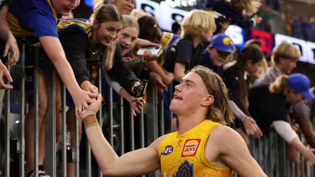 He joined the West Coast Eagles during a low point for the franchise but has witnessed a promising shift in the team’s fortunes. Picture: Paul Kane/Getty Images