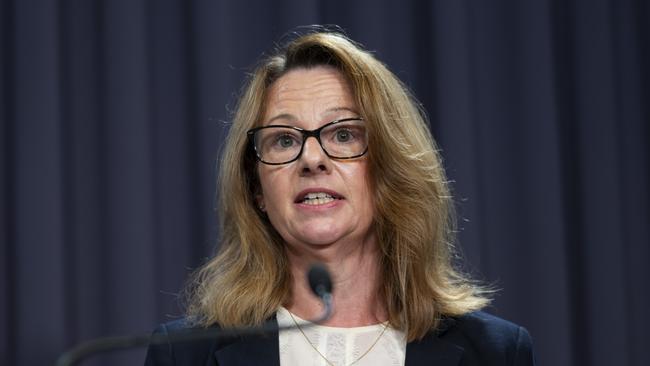 Abigail Bradshaw has been named as the nation’s top cyber spy, taking over from Rachel Nobel as director-general of the Australian Signals Directorate. Picture: NCA NewsWire / Martin Ollman