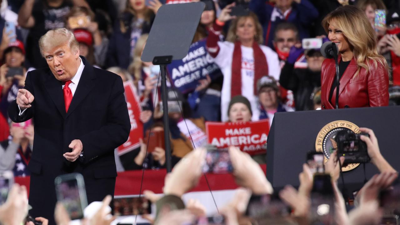 First Lady Melania Trump was there too. Picture: Getty Images/AFP