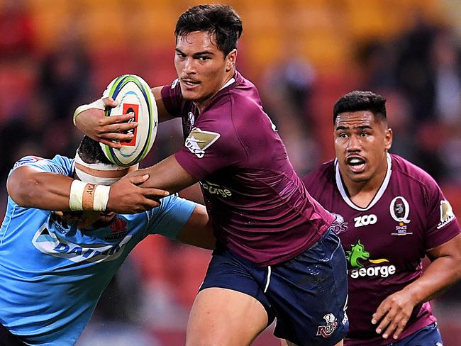 Rising star Jordan Petaia has been shifted into the Reds midfield. Picture: Getty Images