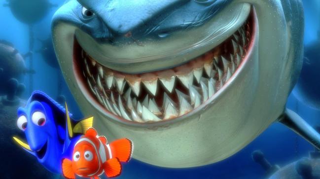 Marlin and Dory face an ocean full of perils in the animated 2003 Disney-Pixar classic Finding Nemo. Picture: Walt Disney Pictures