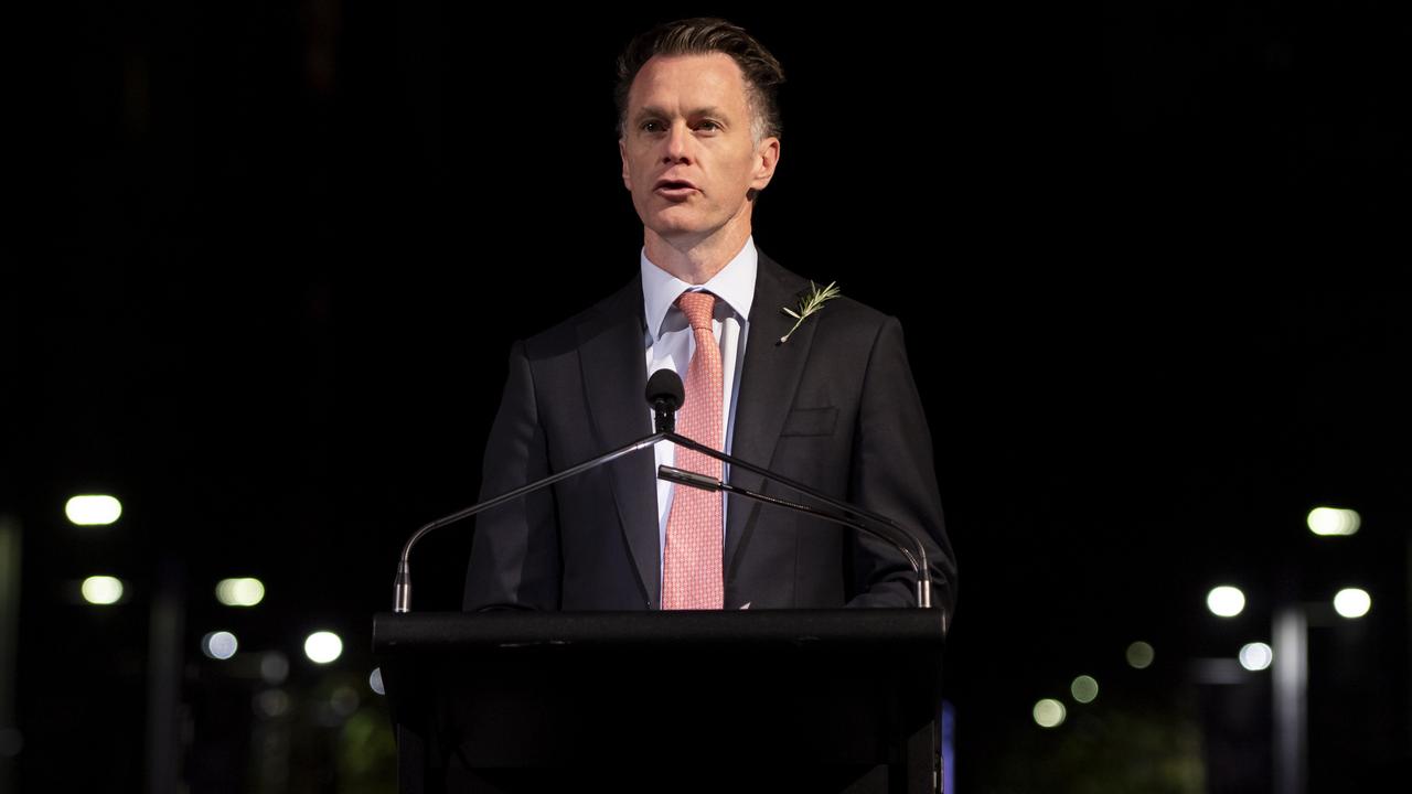 NSW Premier Chris Minns spoke at the Sydney ceremony. Picture: NCA NewsWire / Monique Harmer