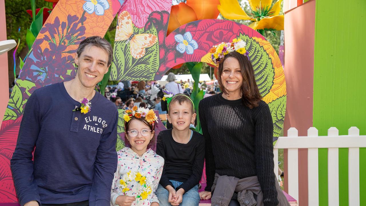 The Lante family, from left, Jason, Alyssa, Tobi and Rebecca Lante, Toowoomba Carnival of Flowers Festival of Food and Wine, Saturday, September 14th, 2024. Picture: Bev Lac