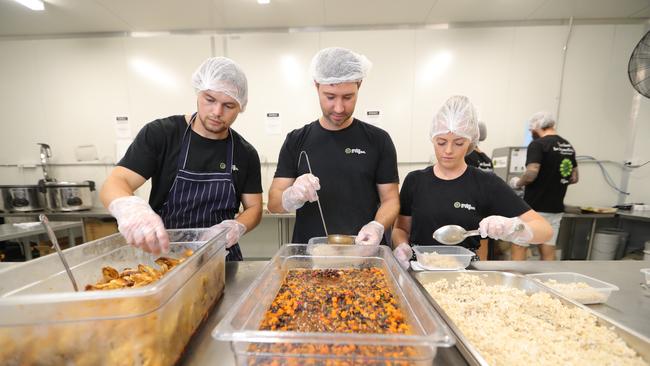 Their vegan passion project now delivers thousands pre-prepared meals nationwide. Picture: Glenn Hampson