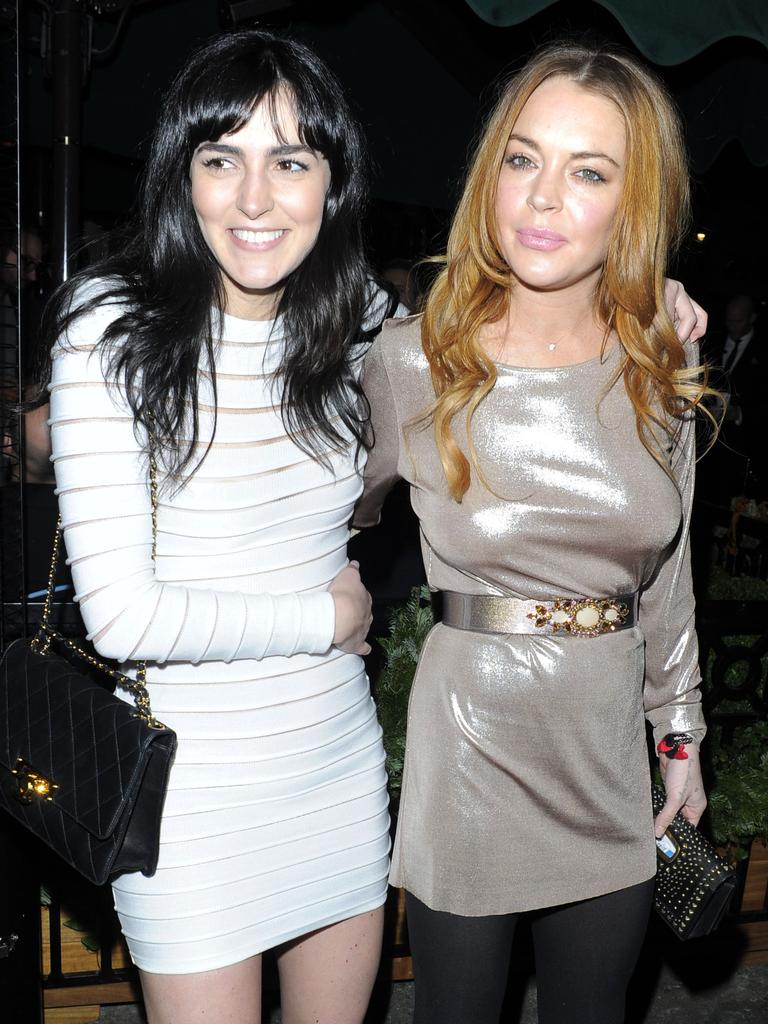 Ali and Lindsay Lohan. Picture: Fjeraku/GC Images