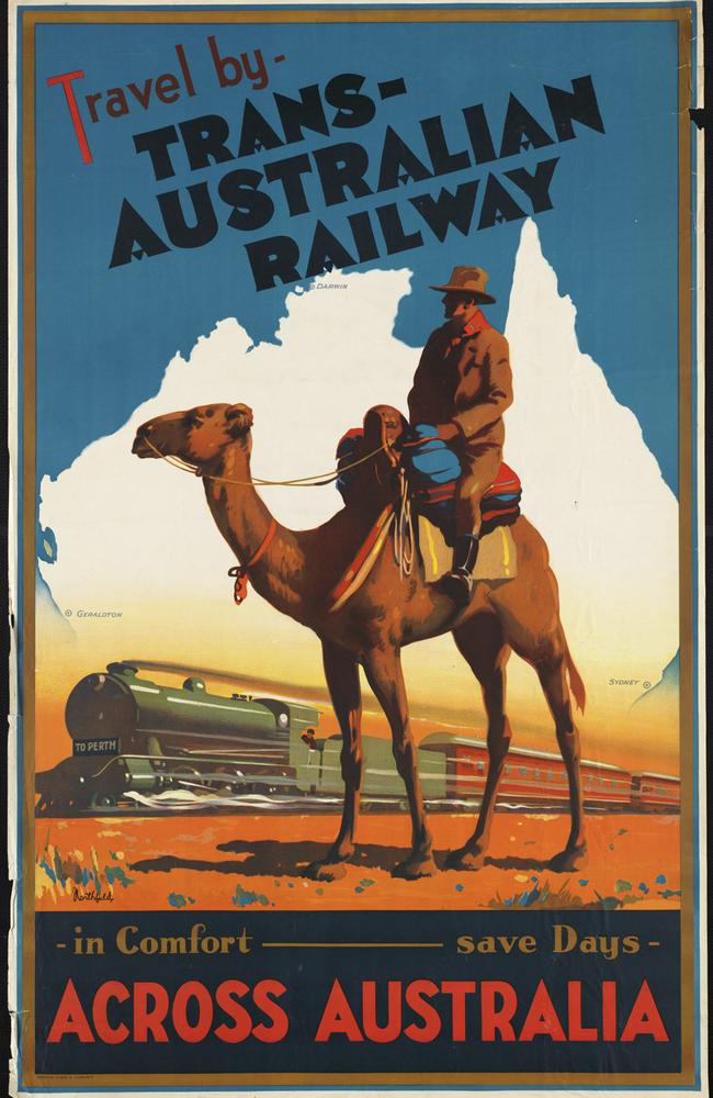 In 1930, Australians were introduced to a speedier travel option than a camel. Picture: OldSchoolAds