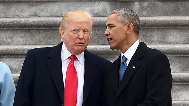 The past decade has been dominated by two polar opposites in Donald Trump and Barack Obama. Picture: AFP