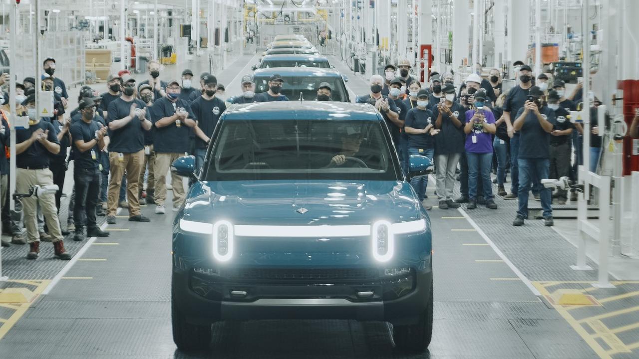 Rivian is the first company to start mass production of an electric ute.