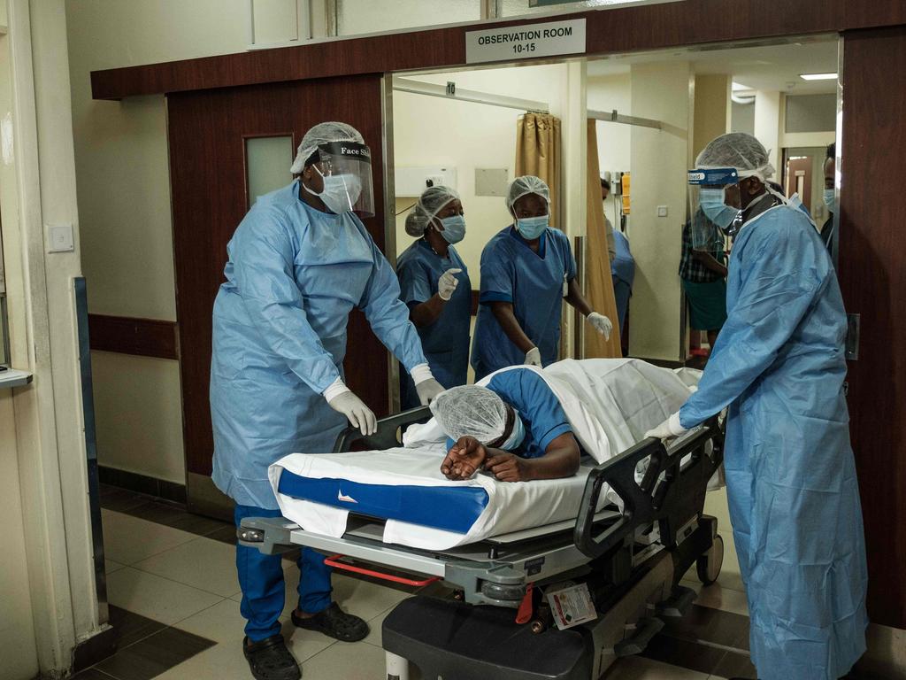 A hospital in Kenya. Picture: Yasuyoshi Chiba/AFP