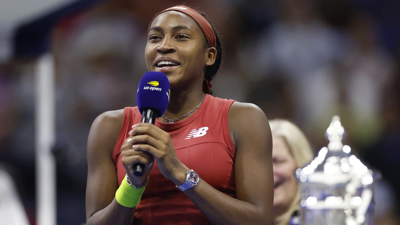 Coco Gauff kept the receipts. Photo by Sarah Stier/Getty Images.