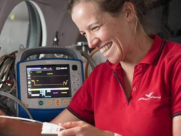 RFDS nurse Michelle Ball helped put Karryn in an induced coma.