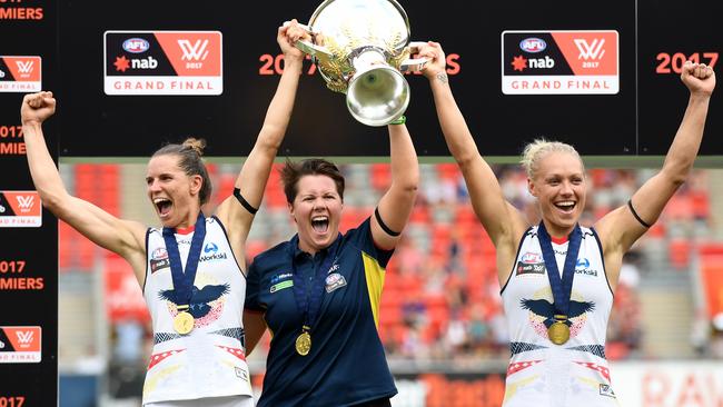 The Adelaide Crows were worthy winners of the first ever AFLW premiership. Picture: AAP Image