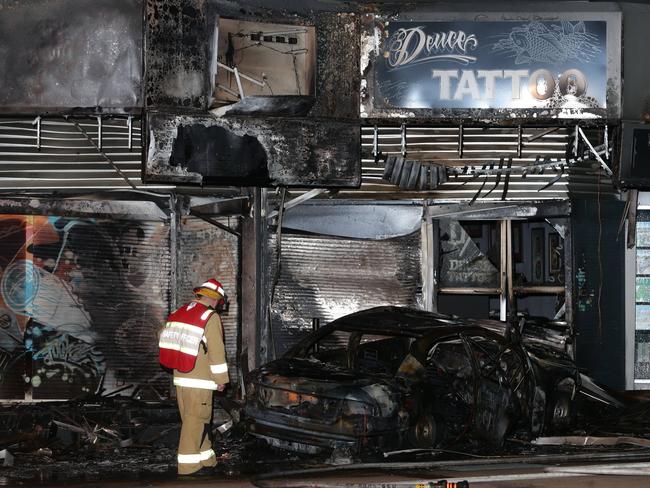 Car Rammed Into Rooty Hill Tattoo Parlour Daily Telegraph