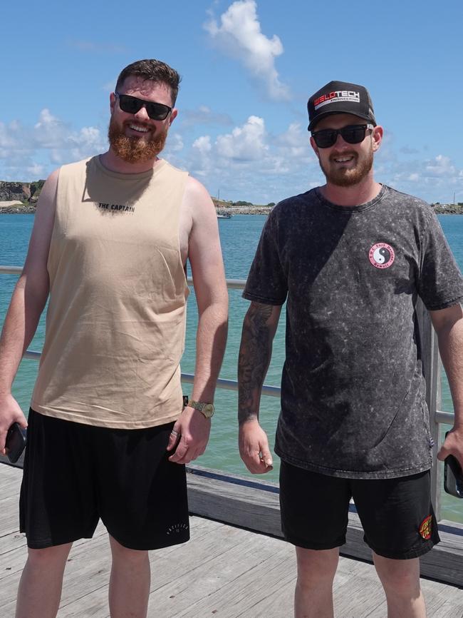 Brothers Clint and Thomas Wall from Halfway Creek. 