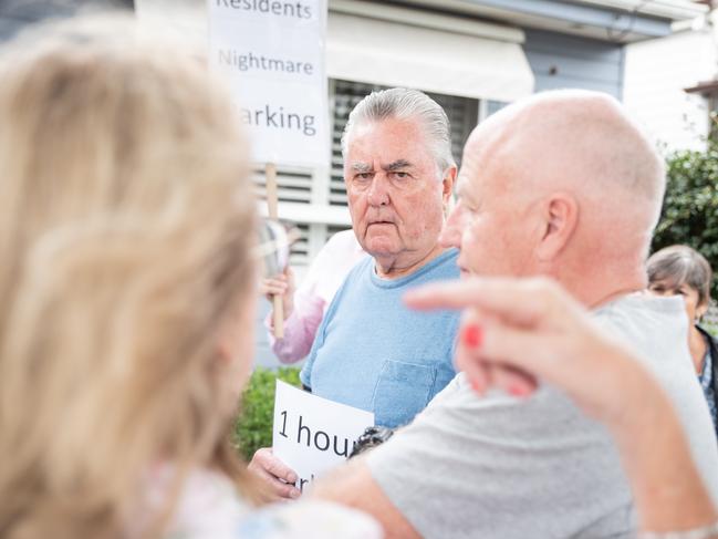 Residents protesting. Picture: Flavio Brancaleone