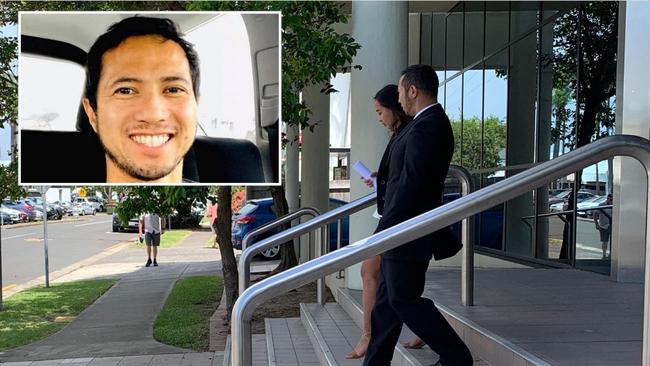 Carlito Desacola (inset) at a previous court appearance