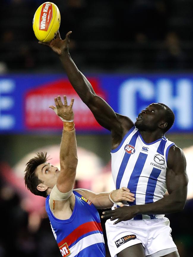 Majak Daw in action in 2017. Photo: Getty Images