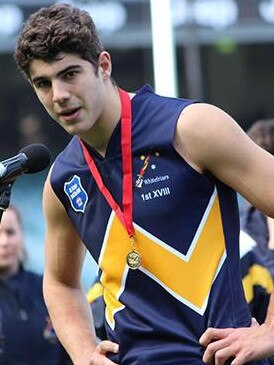 A young Christian Petracca.