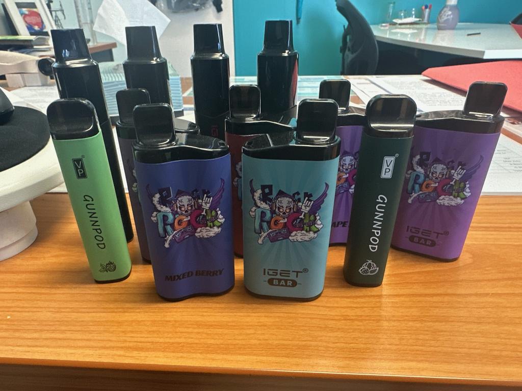 Vapes confiscated by Queensland principals.