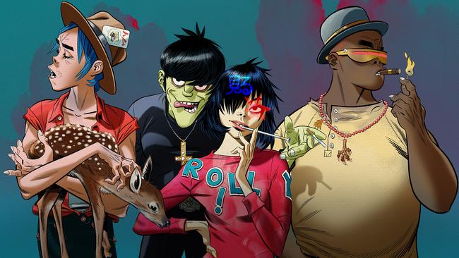 Feels good: Gorillaz to play in Adelaide for first time in a decade