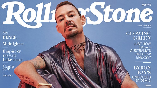 Daniel Johns on the cover of Rolling Stone out April 4.