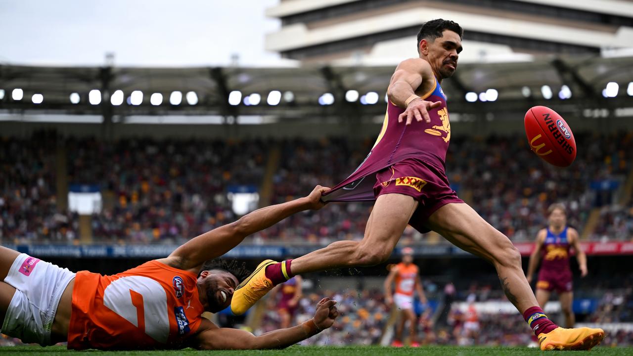 Last weekend’s game against GWS at the Gabba was Brisbane’s seventh sellout of the season. Picture: Getty Images