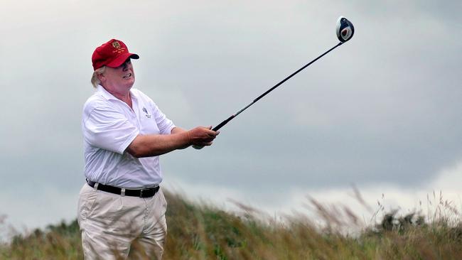 US president Donald Trump, is an avid golfer and will be invited to Melbourne for this year’s President’s Cup. 