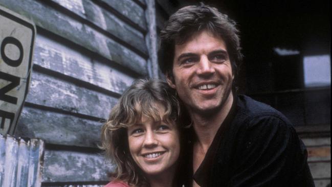 Noni Hazlehurst and Colin Friels starred in 1982 Australian film Monkey Grip.