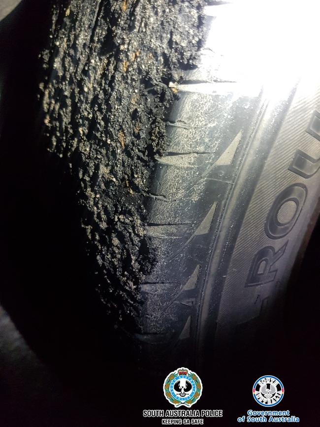 Two men have had their cars impounded after doing burnouts in front of police at Port Adelaide last night. Picture: SAPOL