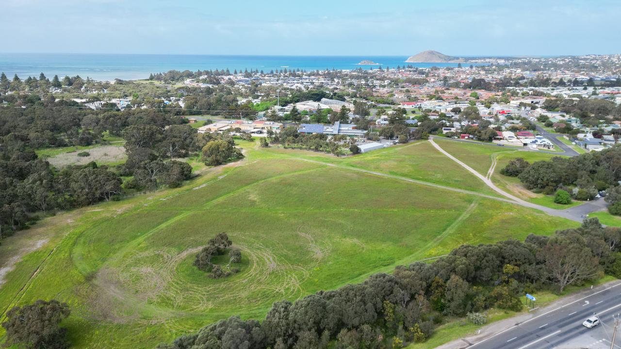About 35,000 sqm would be rezoned for development. Picture: Victor Harbor council.
