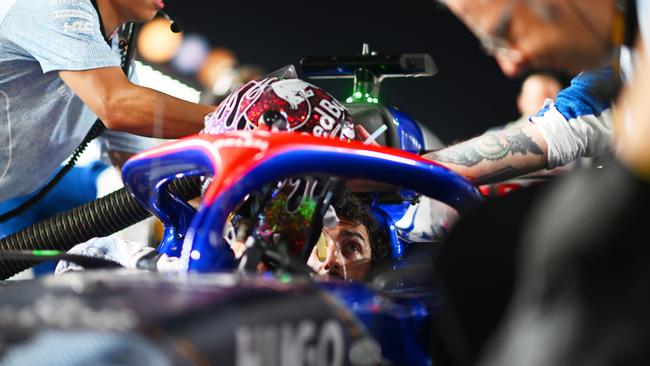 Daniel Ricciardo on the grid fort he Singapore Grand Prix in September. Picture: Getty Images