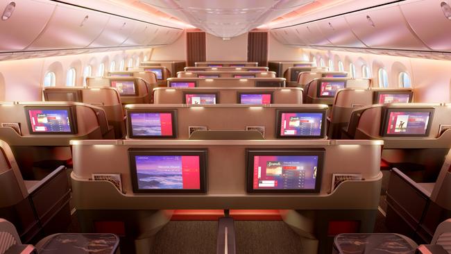 LATAM Airlines business class cabin