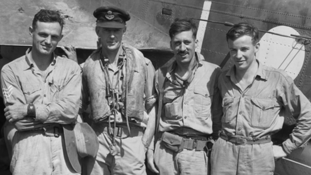 Beaufort crew Sergeant James Sugg, Flying Officer Roy Herbert Woollacott, Sgt Reginald William Stolzand Harley Joseph Williams. Woollacott, Sugg and Williams were all lost on operations when their Beaufort bomber was shot down on a raid over Gasmata on September 5, 1943.