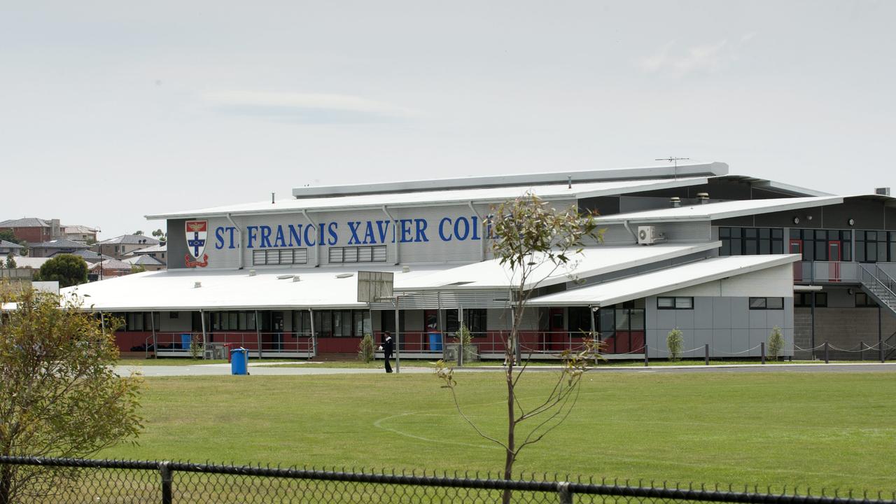 St Francis Xavier College’s campus in Berwick moved to remote learning on Friday.