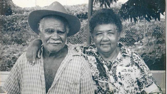 STOLEN WAGES: Maxwell and Barbra Sauney's children have been fighting for their father's stolen wages. . Picture: Contributed