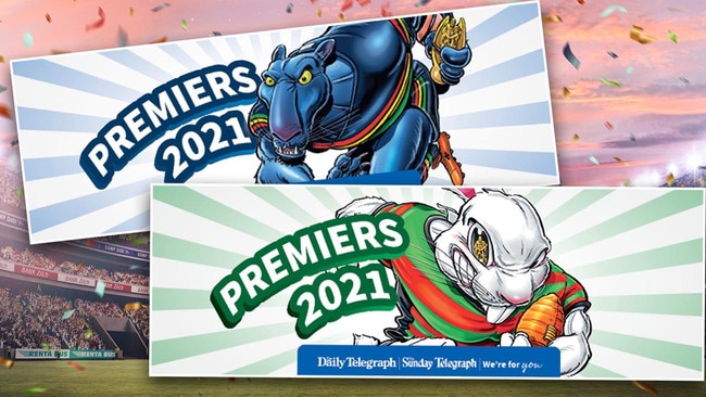 Premiership bumper stickers available Oct 8