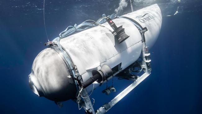 The submersible, Titan, has lost communication sparking an emergency mission to rescue its passengers. Picture: Supplied