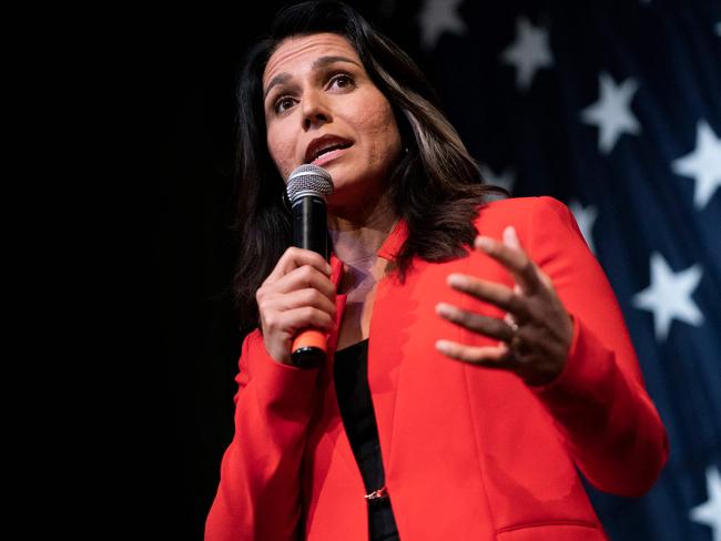 Tulsi Gabbard has raised concerns as Donald Trump’s pick as Director of National Intelligence. Picture: AFP