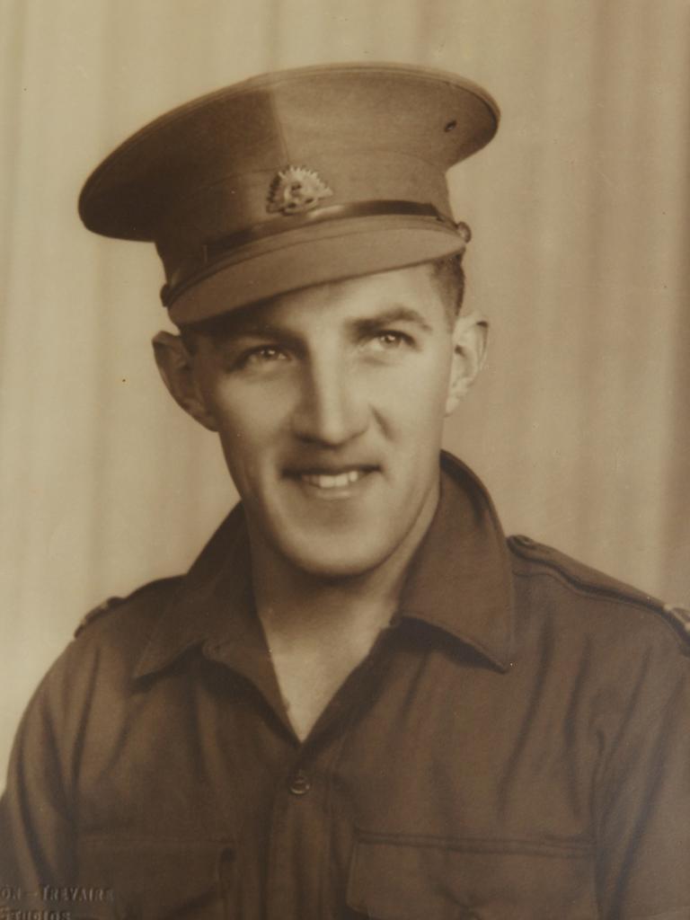 Lynne’s father served as a Sergeant in WWII. Picture: Richard Gosling