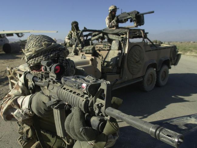 Six years on and Australian SAS troops are still patrolling the rugged and dangerous mountains and valleys of Afghanistan 25 Jan 2009.