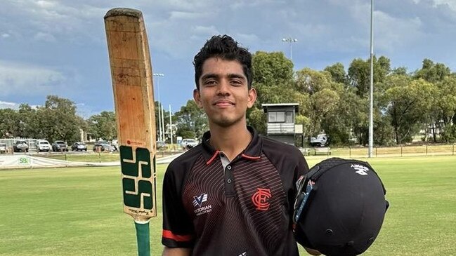 It was a wonderful day for the Essendon young gun. Photo: Essendon CC.