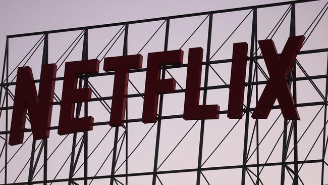 LOS ANGELES, CALIFORNIA - SEPTEMBER 25: The Netflix logo is displayed at Netflix corporate offices on September 25, 2023 in Los Angeles, California. Hollywood is awaiting the final vote on a tentative contract agreement between over 11,000 Writers Guild of America members and Hollywood studios in the nearly 150-day writers strike.   Mario Tama/Getty Images/AFP (Photo by MARIO TAMA / GETTY IMAGES NORTH AMERICA / Getty Images via AFP)