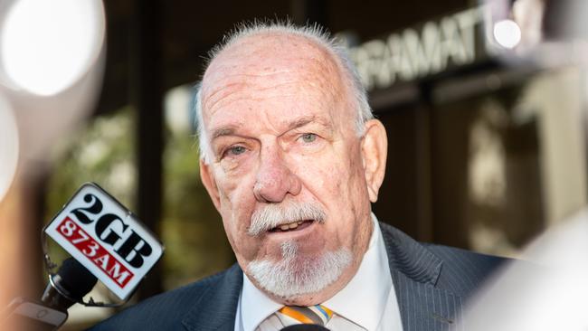 Lawyer Peter Proctor asked for an adjournment when representing John Pagakis at Parramatta Local Court on Monday. Picture: Monique Harmer