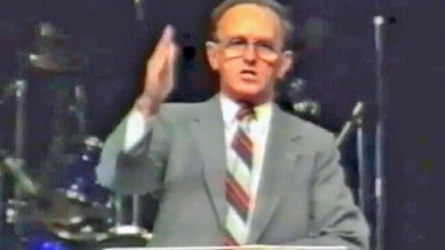 Frank Houston was raised in New Zealand and stayed with the victim’s family when he came to Australia to preach.