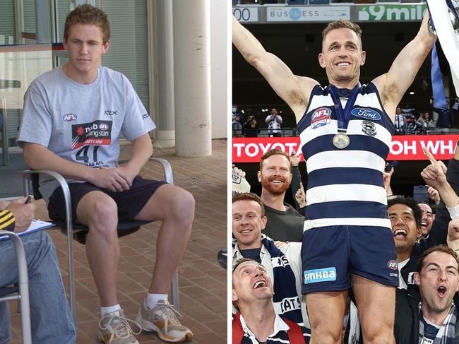 Joel Selwood then and now